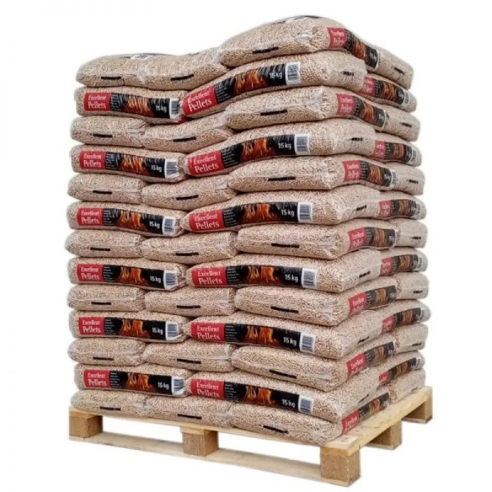 Granulés de bois Woodstock – palette de 78 sacs de 15 kg, 1 170 kg