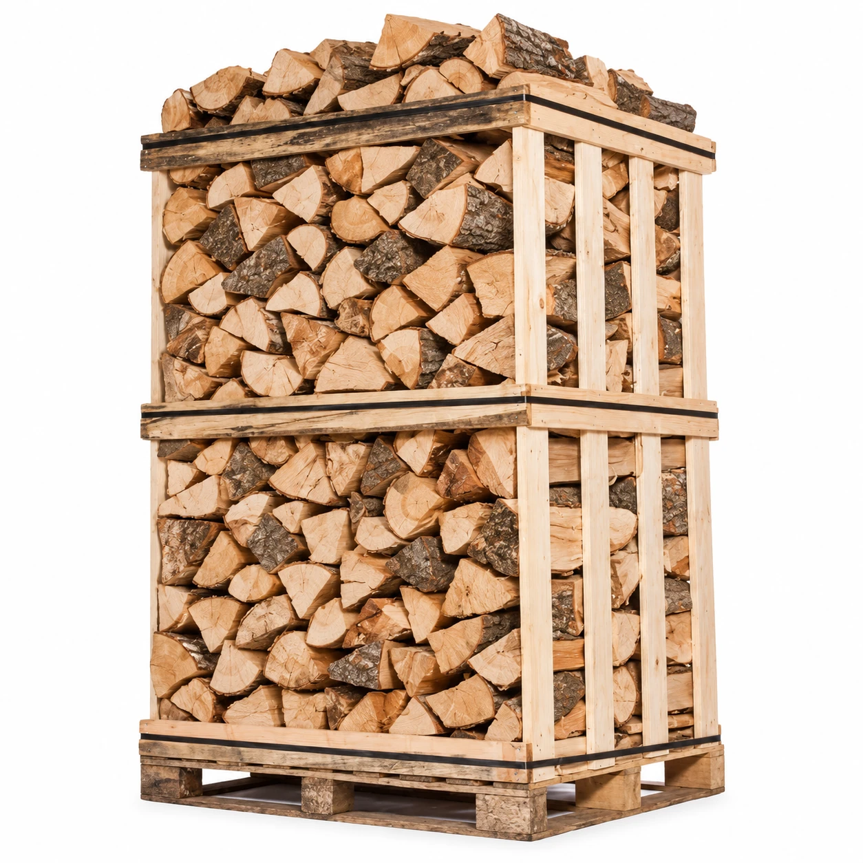 Bois de chauffage feuillus mélangés 30–33 cm – box de 1,65 m³